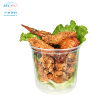 Plastic deli containers with lids 16oz